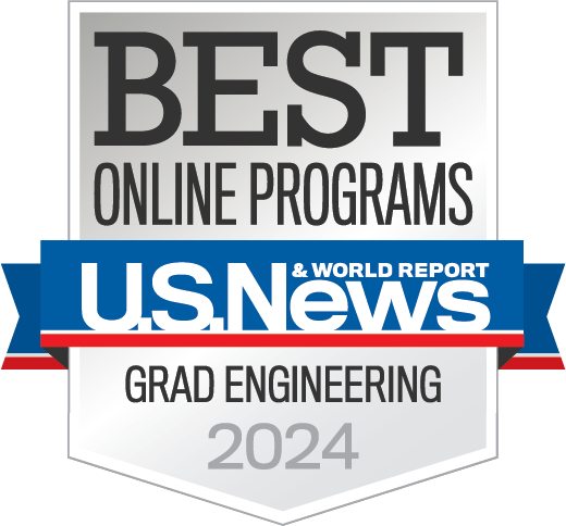 Best Online Programs Grad Engineering 2024 by U.S. News & World Report